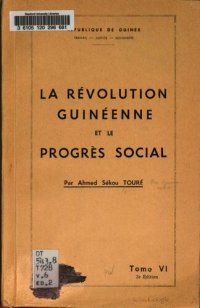 cover of the book La révolution guinéenne et le progrès social