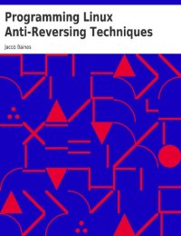 cover of the book Programming Linux: Anti-Reversing Techniques