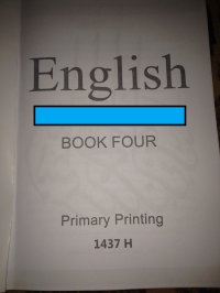 cover of the book English. Book four