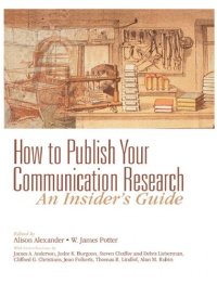 cover of the book How to Publish Your Communication Research: An Insider’s Guide