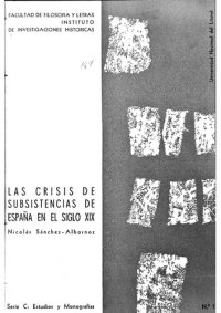 cover of the book Las crisis de subsistencias de España en el siglo XIX