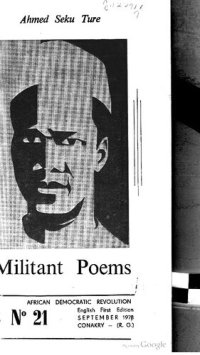 cover of the book Militant Poems