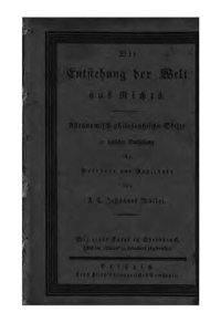 cover of the book Die Entstehung der Welt aus dem Nichts : Astronomisch-philosophische Skizze in logischer Darstellung für Gelehrte und Gebildete