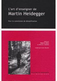 cover of the book L'art denseigner de Martin Heidegger, suivi de Voies de la rhétorique