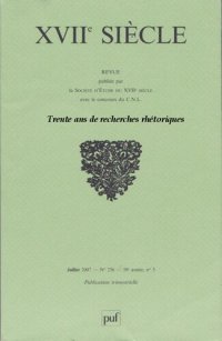 cover of the book Trente ans de recherches rhétoriques