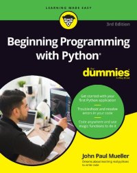 cover of the book Beginning Programming with Python For Dummies