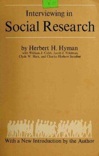 cover of the book Interviewing in Social Research