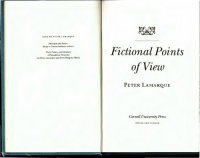 cover of the book Fictional Points of View