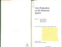 cover of the book New Perspectives on the Financial System