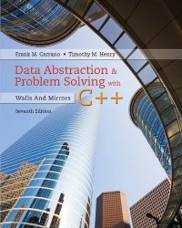 cover of the book Data abstraction & problem solving with C++ : walls and mirrors