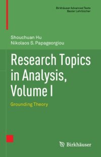 cover of the book Research Topics in Analysis