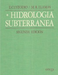 cover of the book Hidrologia subterranea