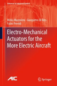 cover of the book Electro-Mechanical Actuators for the More Electric Aircraft