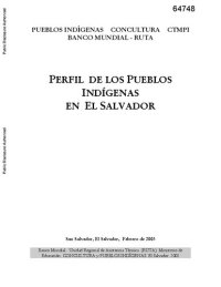 cover of the book Perfil De Los Pueblos Indígenas En El Salvador