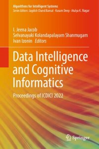 cover of the book Data Intelligence and Cognitive Informatics: Proceedings of ICDICI 2022