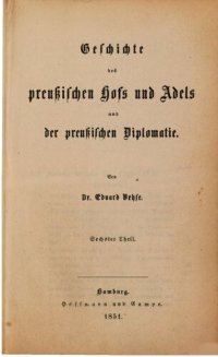 cover of the book Geschichte der deutsche Höfe seit der Reformation / Erste Abteilung: Preußen