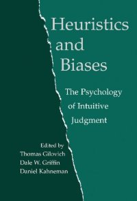 cover of the book Heuristics and Biases: The Psychology of Intuitive Judgment