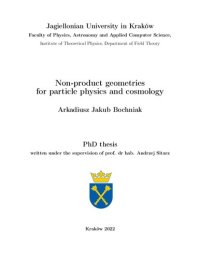 cover of the book Non-product geometries for particle physics and cosmology