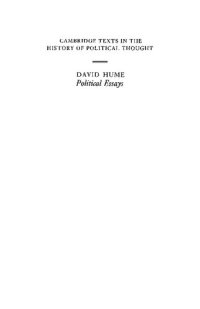 cover of the book Political essays