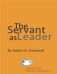 cover of the book The Servant as Leader