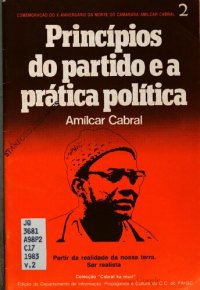 cover of the book Princípios do Partido e a prática política. Partir da realidade da nossa terra. Ser realista