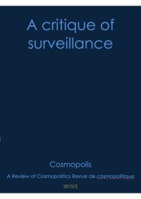 cover of the book A critique of surveillance