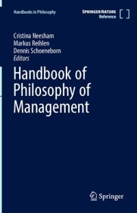 cover of the book Handbook of Philosophy of Management