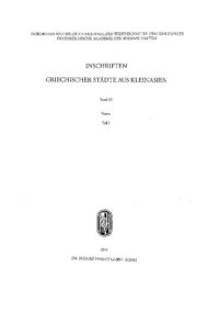 cover of the book Die Inschriften von Priene. Teil 1: Text. Teil 2: Tafeln