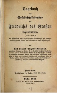 cover of the book Enthaltend die Jahre 1760 bis 1769