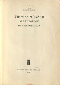 cover of the book Thomas Münzer als Theologe der Revolution