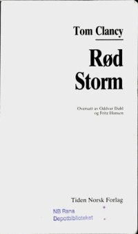 cover of the book Rød storm