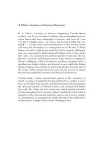 cover of the book A Political Economy of American Hegemony: Buildups, Booms, and Busts