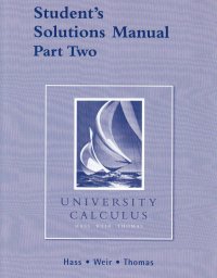 cover of the book Student's Solutions Manual Part Two for University Calculus