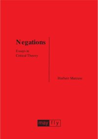 cover of the book Negations - Essays in Critical Theory