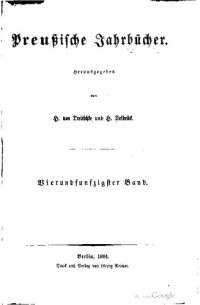 cover of the book Preußische Jahrbücher