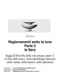 cover of the book Ragionamenti sotto la luna. Parte 3 la Sera