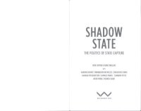 cover of the book Shadow State: The Politics of State Capture