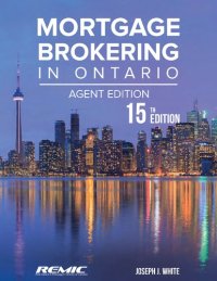 cover of the book MORTGAGE BROKERING IN ONTARIO 15th Edition