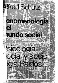 cover of the book Fenomenología del mundo social