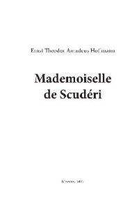 cover of the book Mademoiselle de Scudéri