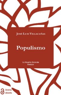 cover of the book Populismo