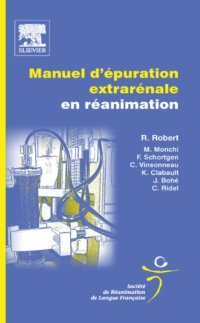 cover of the book Manuel d'épuration extrarénale en réanimation: POD (Réanimation Europe)