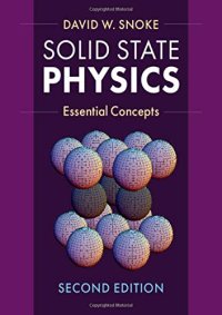 cover of the book Solid State Physics: Essential Concepts, Second Edition [2nd Ed] (Instructor Res. last of 2, High-Res     Figures)