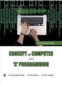 cover of the book Concepts of Computer and C Programming