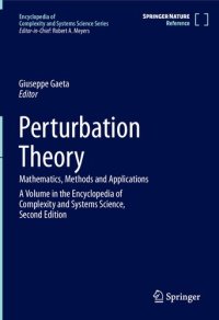 cover of the book Perturbation Theory: Mathematics, Methods and Applications