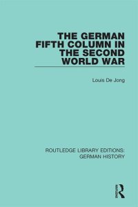 cover of the book The German Fifth Column in the Second World War