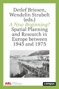 cover of the book A New Beginning?: Spatial Planning and Research in Europe between 1945 and 1975