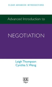 cover of the book Advanced Introduction to Negotiation