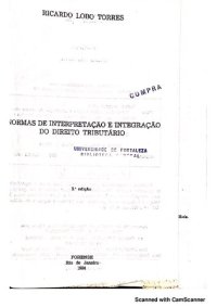 cover of the book Normas de Interpretação e Integração do Direito Tributário