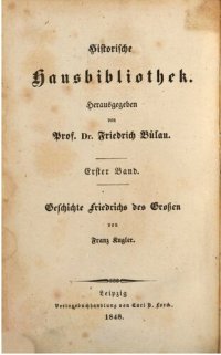 cover of the book Geschichte Friedrichs des Großen